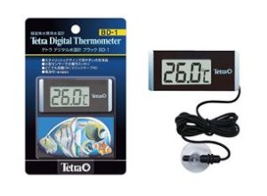 画像1: テトラ　デジタル水温計　ブラック　BD-1　 神戸店在庫